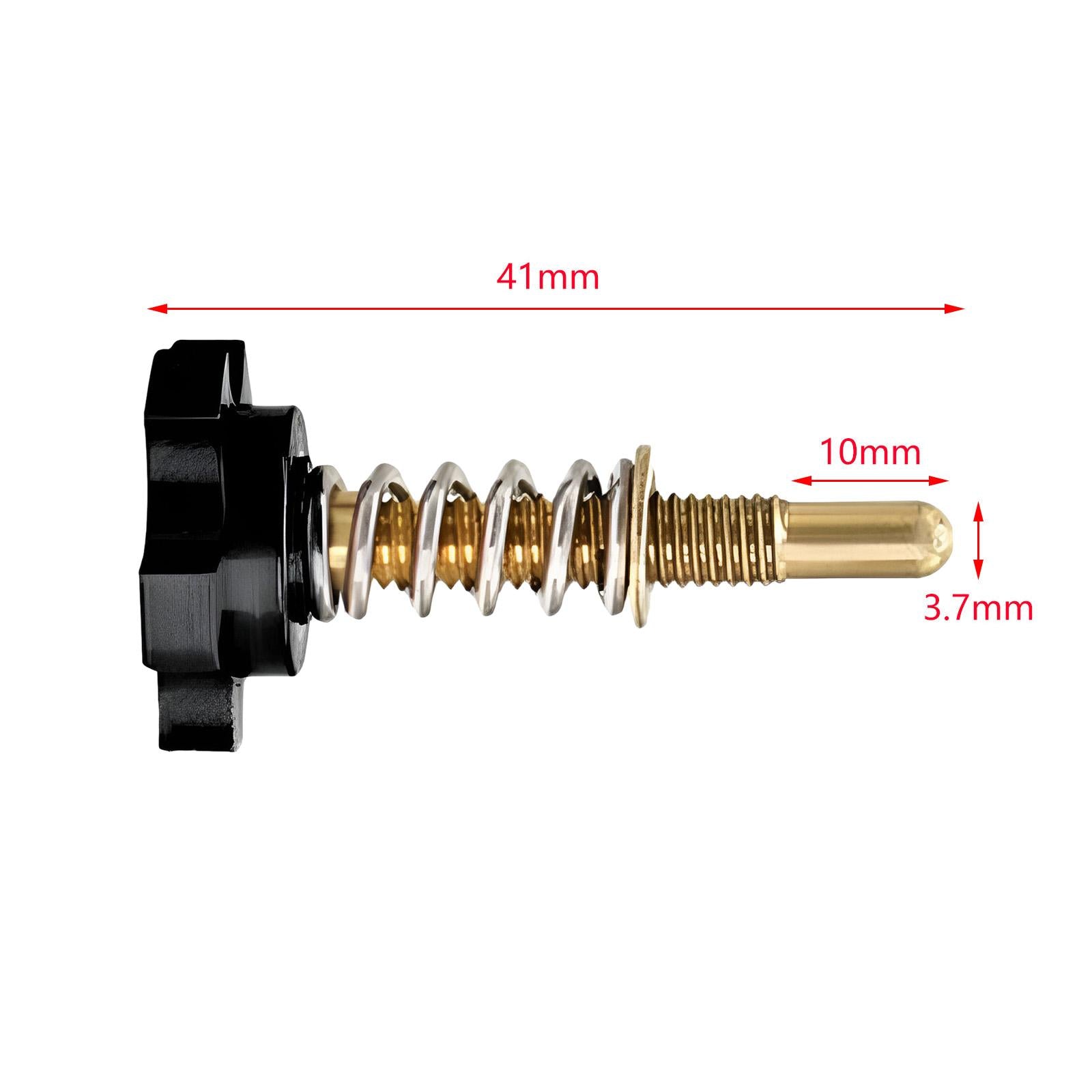 4xIdle Speed Screw Accessories Parts Adjustment Screw for PE24 KR150 PE26 Black