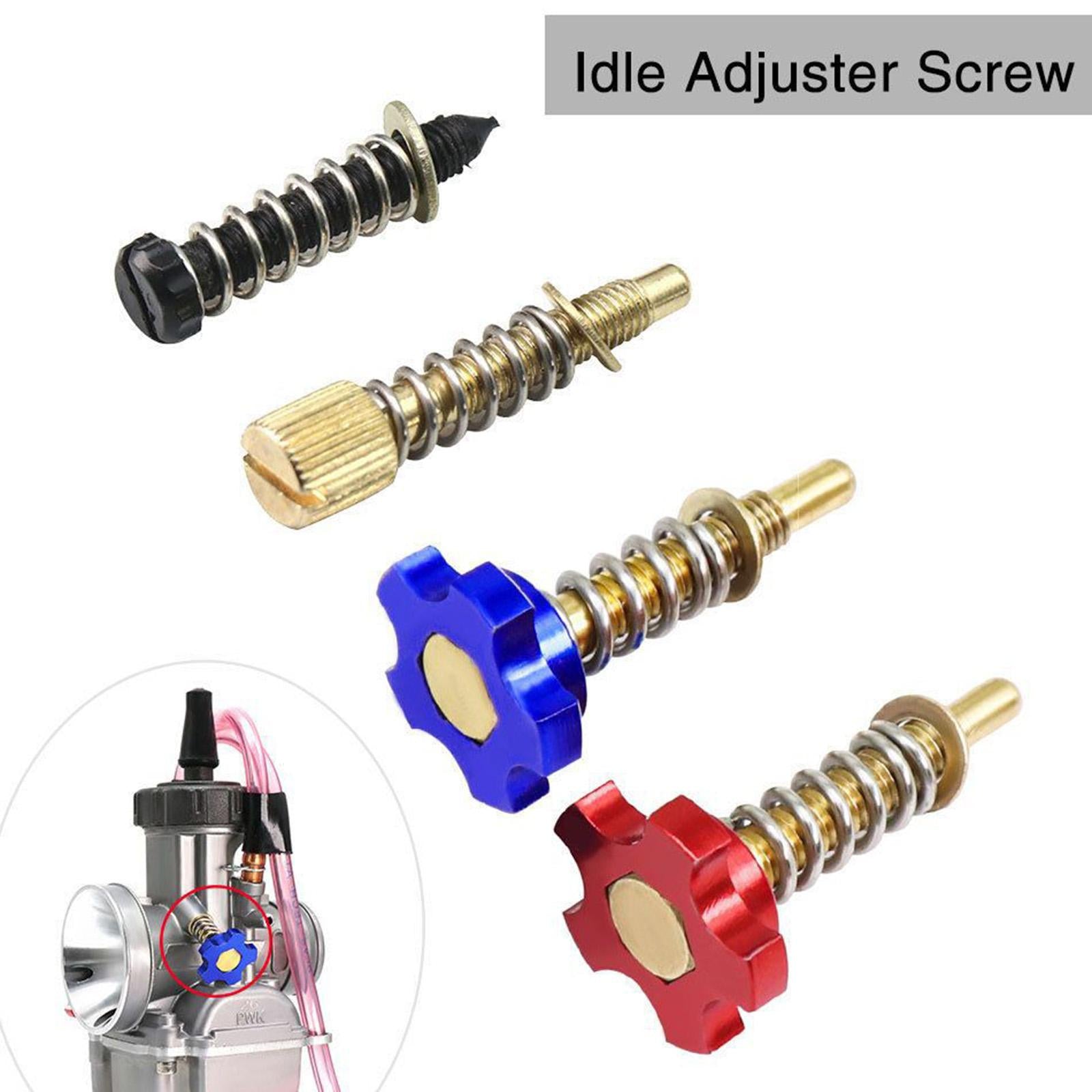 2xIdle Speed Screw Accessories Parts Adjustment Screw for PE24 KR150 PE26 Black