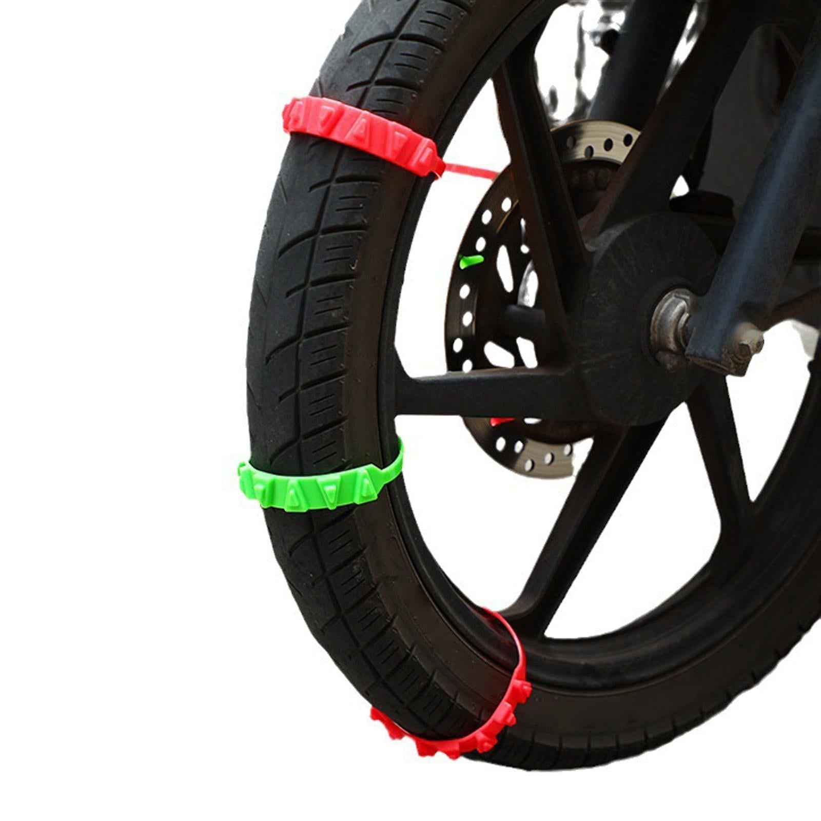 20x Wheel Snow Chains Bicycles E Bike Winter Driving Motorcycles Tire Chains