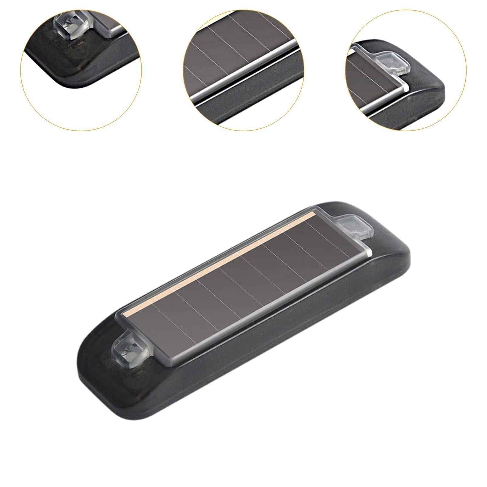 Mini Solar Emergency Strobe Light LED Warning Lamp for Bike Motorcycles Red Light