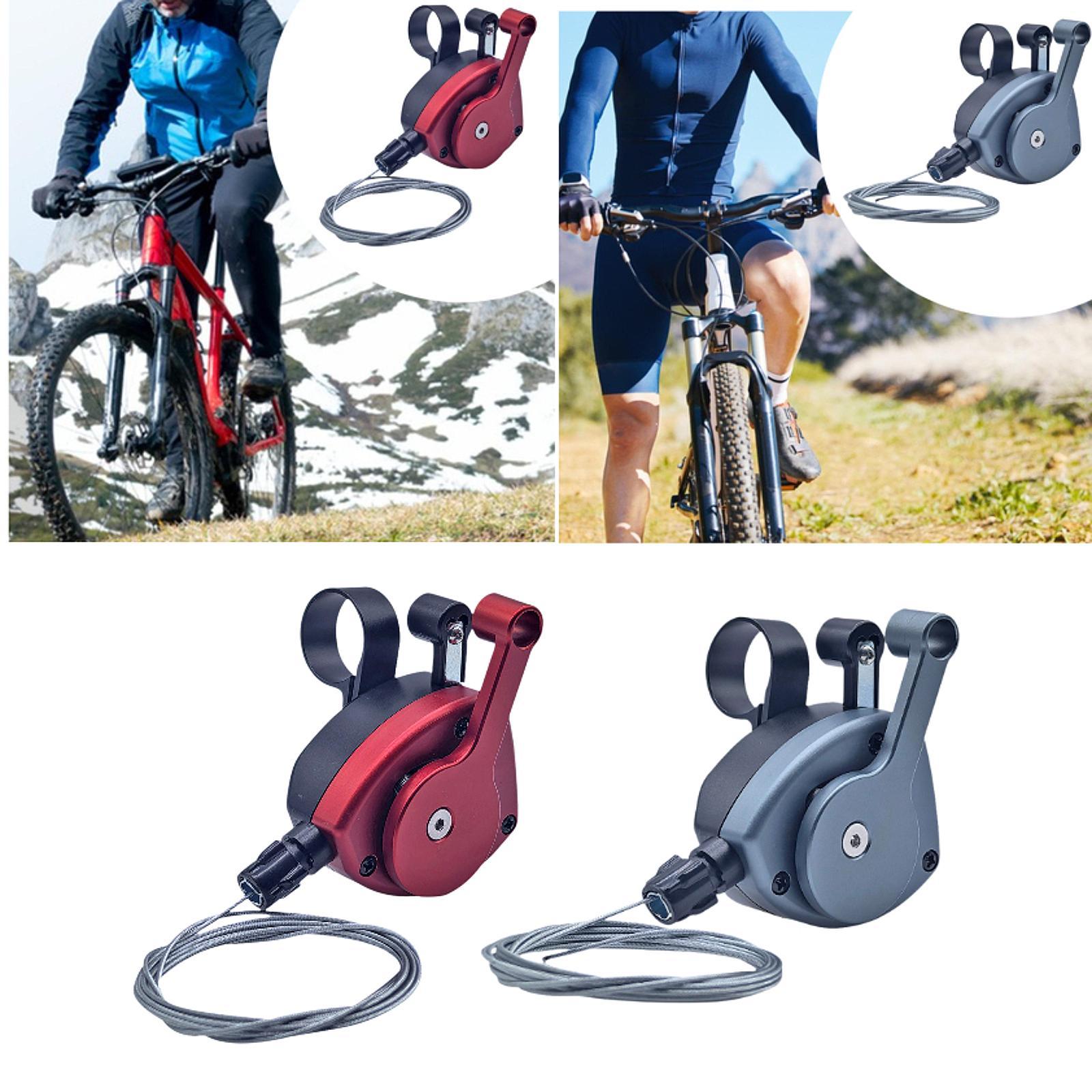 Bicycle Shifter Lever with Shift Cable Right Bike Accessories for Cline Red