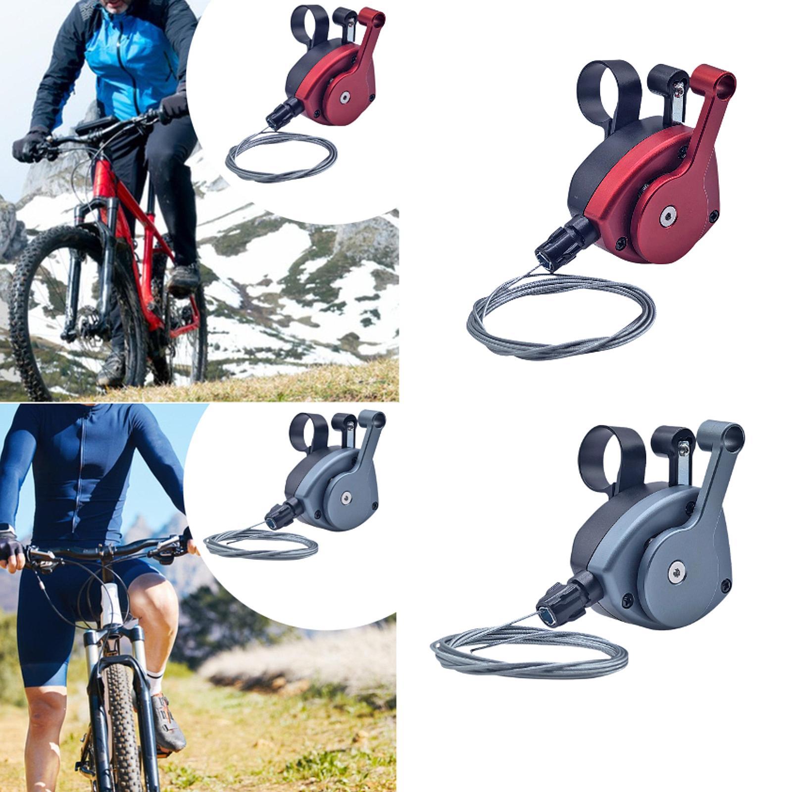 Bicycle Shifter Lever with Shift Cable Right Bike Accessories for Cline Red