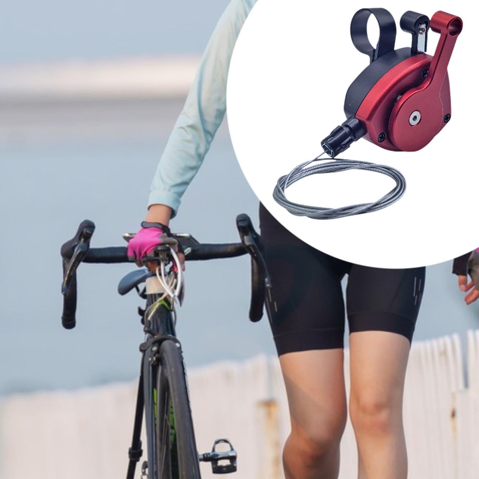 Bicycle Shifter Lever with Shift Cable Right Bike Accessories for Cline Red