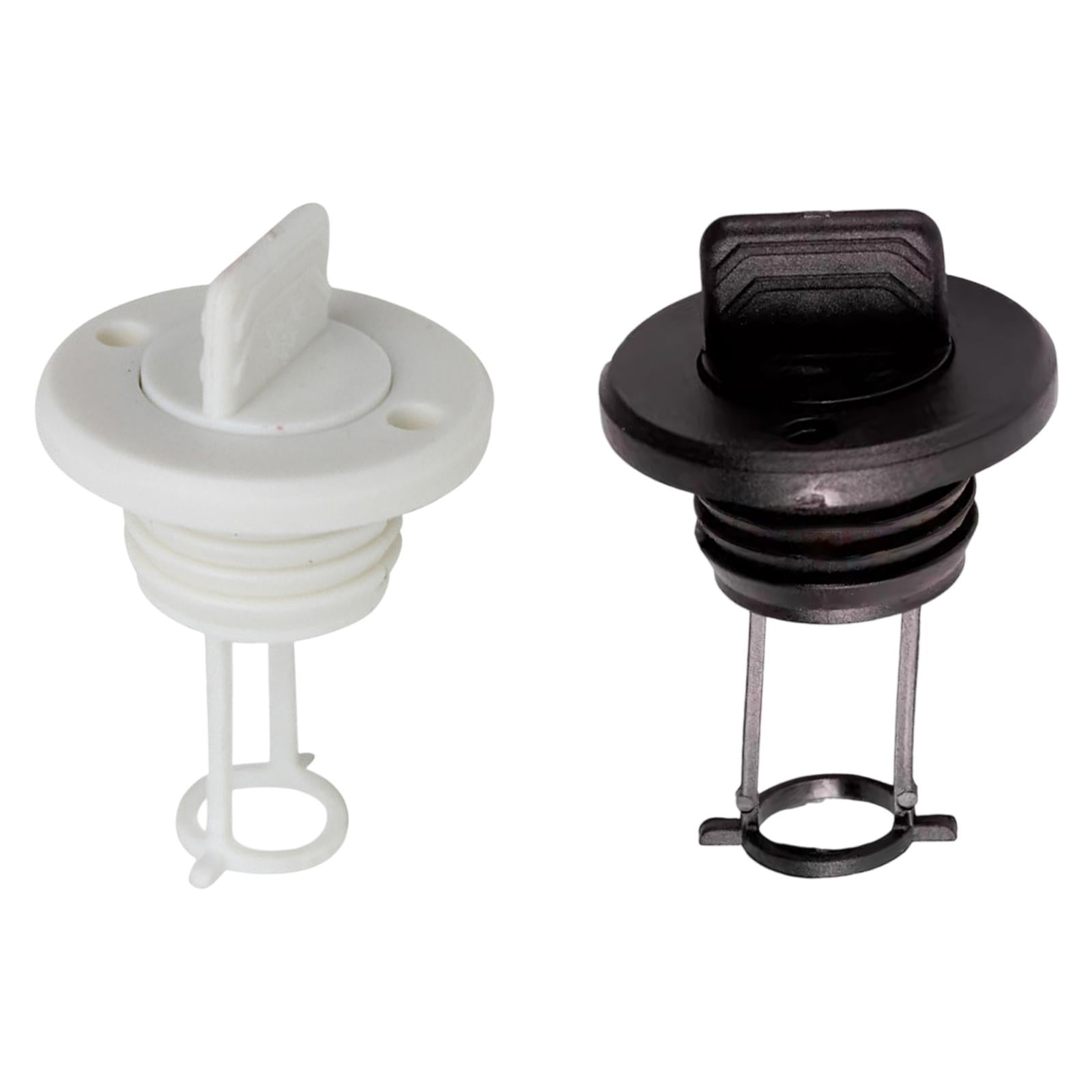 Kayak Drain Plug Fits 1 Diameter Drains 2.6x1.7inch Lightweight Replacement White"