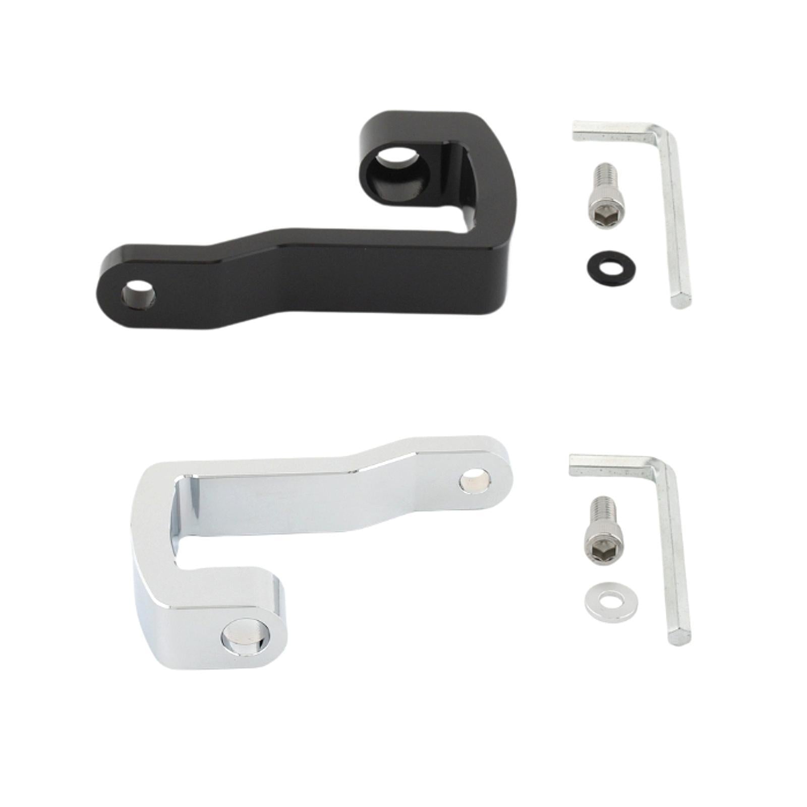 Headlight Bracket Mount for Harley 883 1200 XL48 2004 to 2020 silver