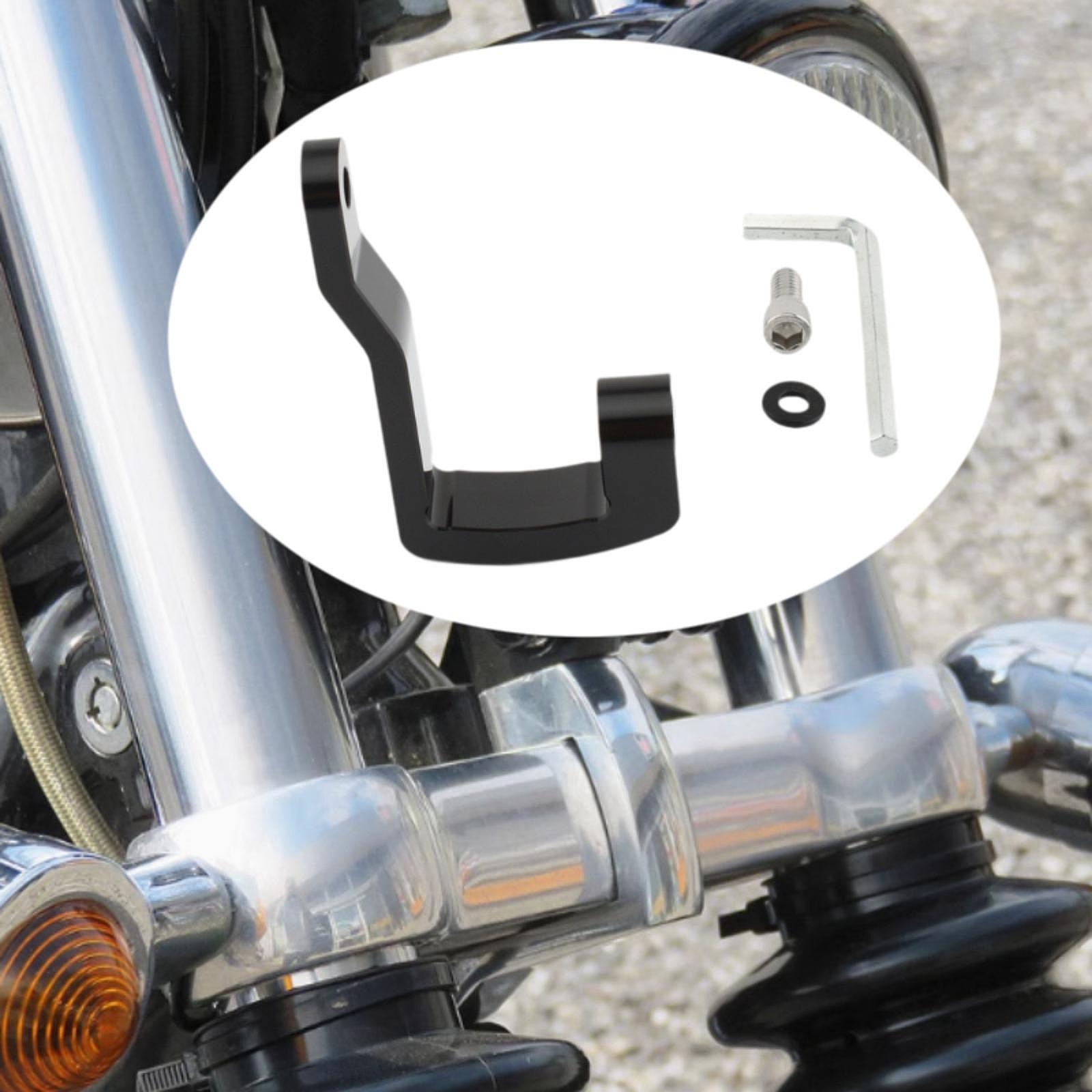 Headlight Bracket Mount for Harley 883 1200 XL48 2004 to 2020 black