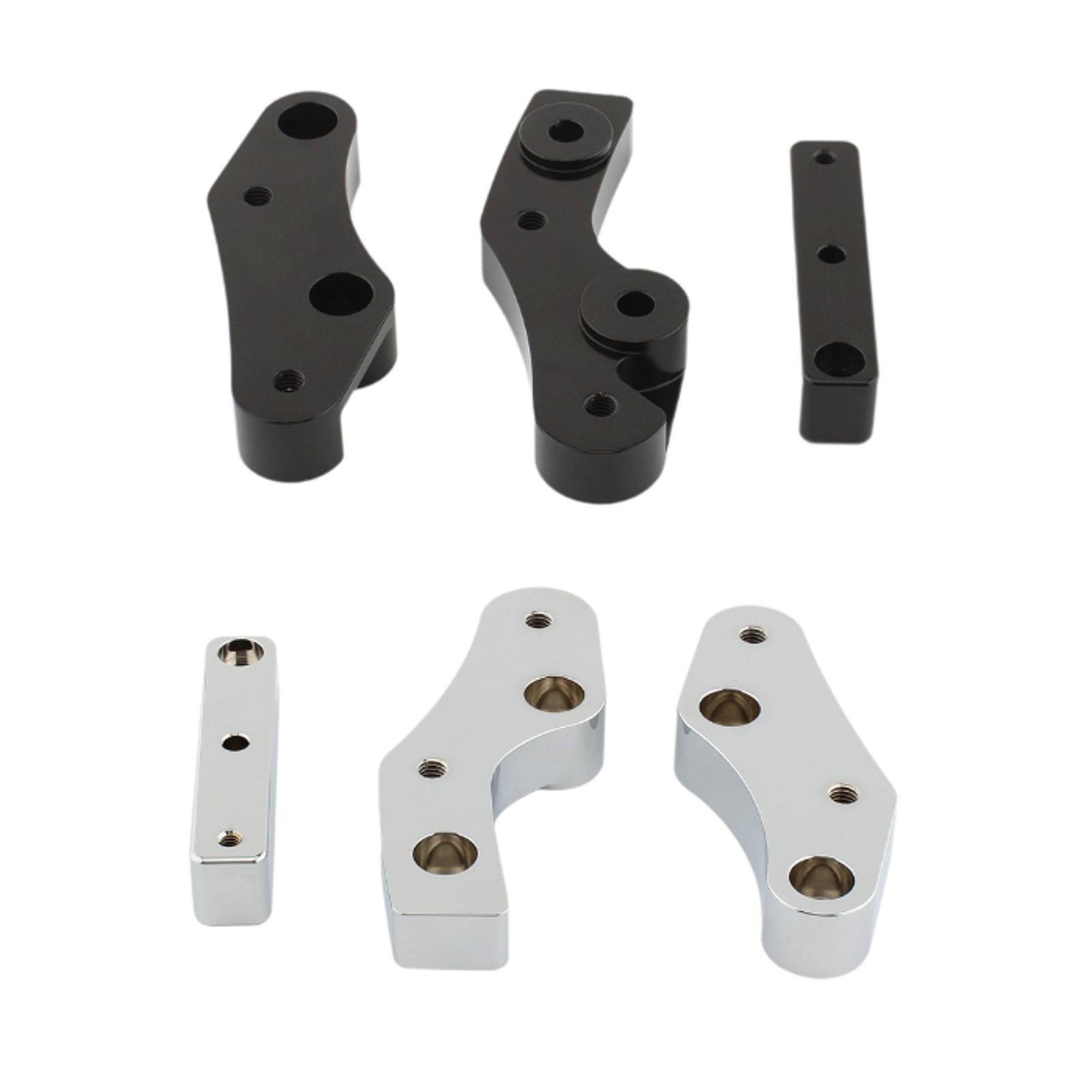 Floorboard Relocators Practical 1620-2432 for Softail Fat Boy 114 Flfbs black