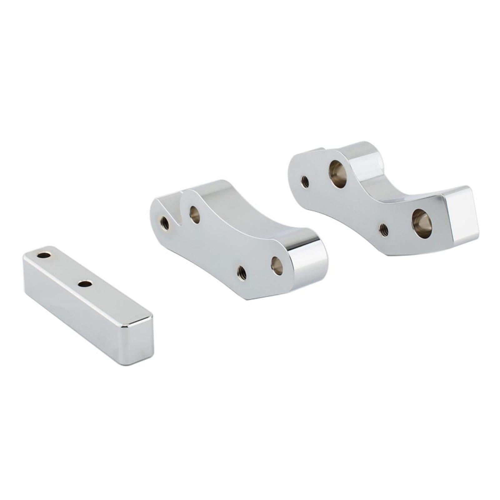 Floorboard Relocators Practical 1620-2432 for Softail Fat Boy 114 Flfbs Argent