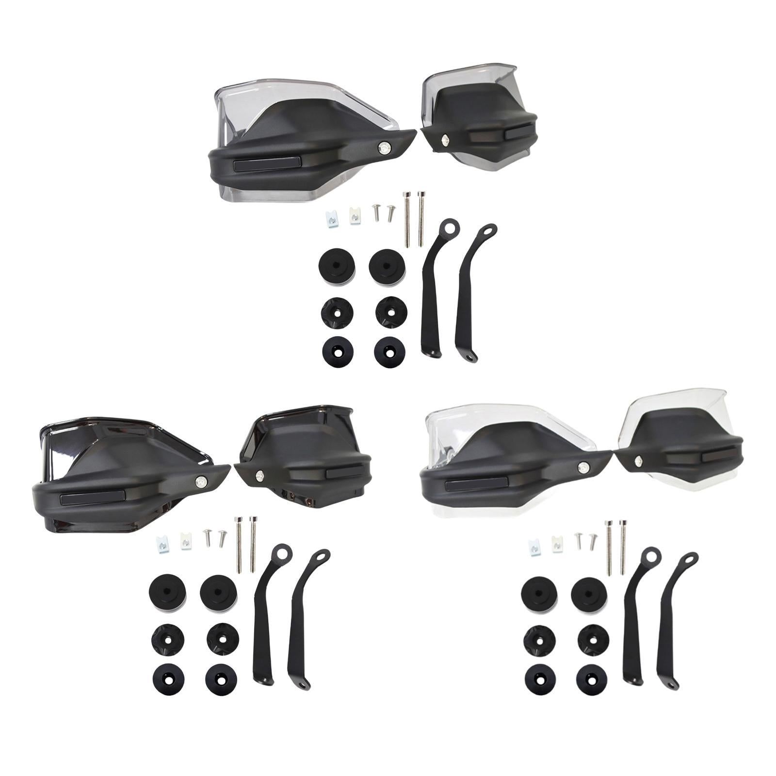 Motorcycle Handlebar Windshield Motorcycle Hand Protector for Motorbike Grey