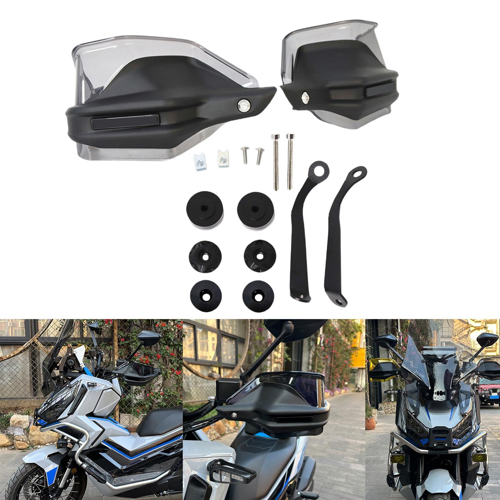 Motorcycle Handlebar Windshield Motorcycle Hand Protector for Motorbike Grey