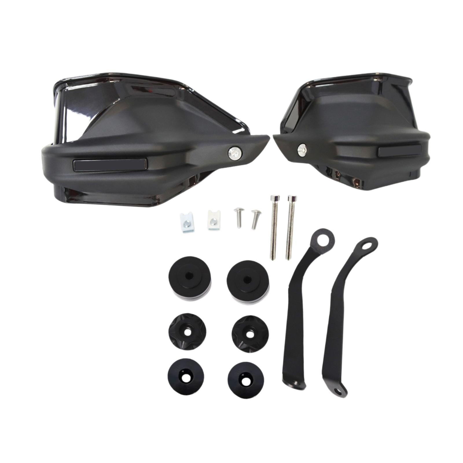 Motorcycle Handlebar Windshield Motorcycle Hand Protector for Motorbike Black