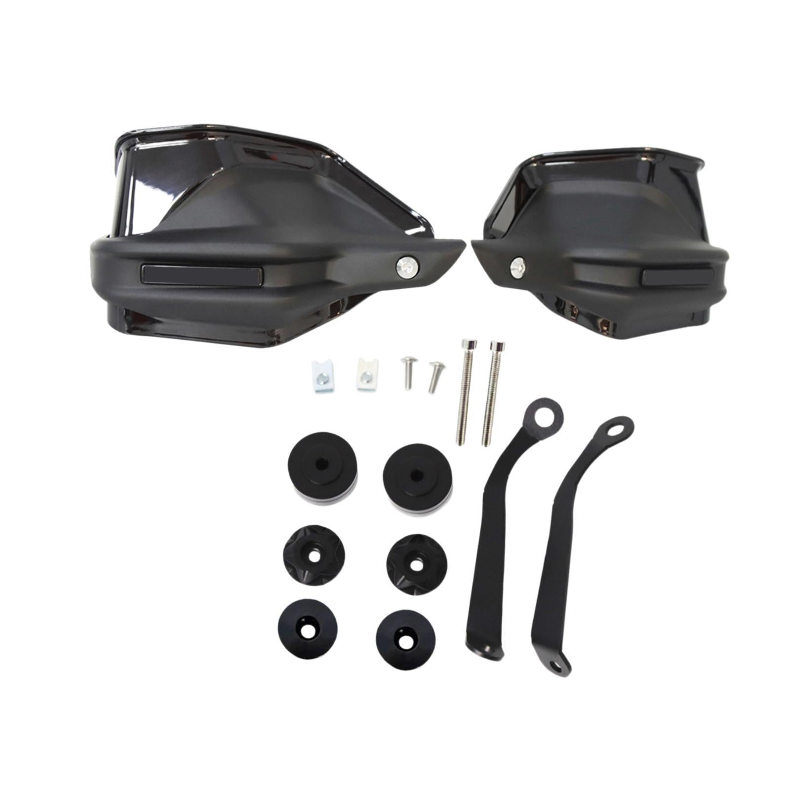 Motorcycle Handlebar Windshield Motorcycle Hand Protector for Motorbike Black
