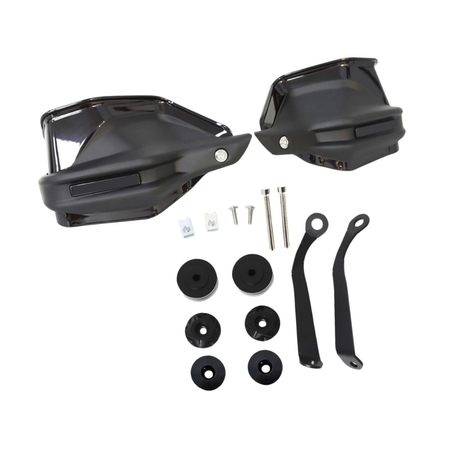 Motorcycle Handlebar Windshield Motorcycle Hand Protector for Motorbike Black