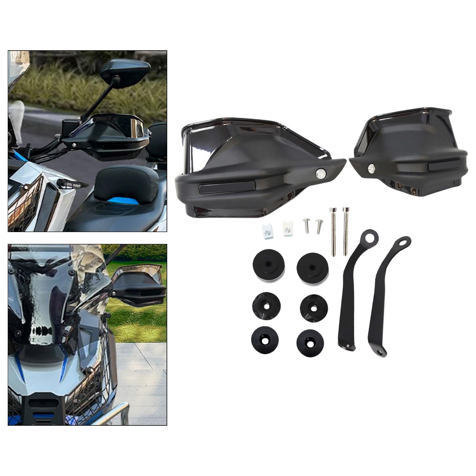 Motorcycle Handlebar Windshield Motorcycle Hand Protector for Motorbike Black