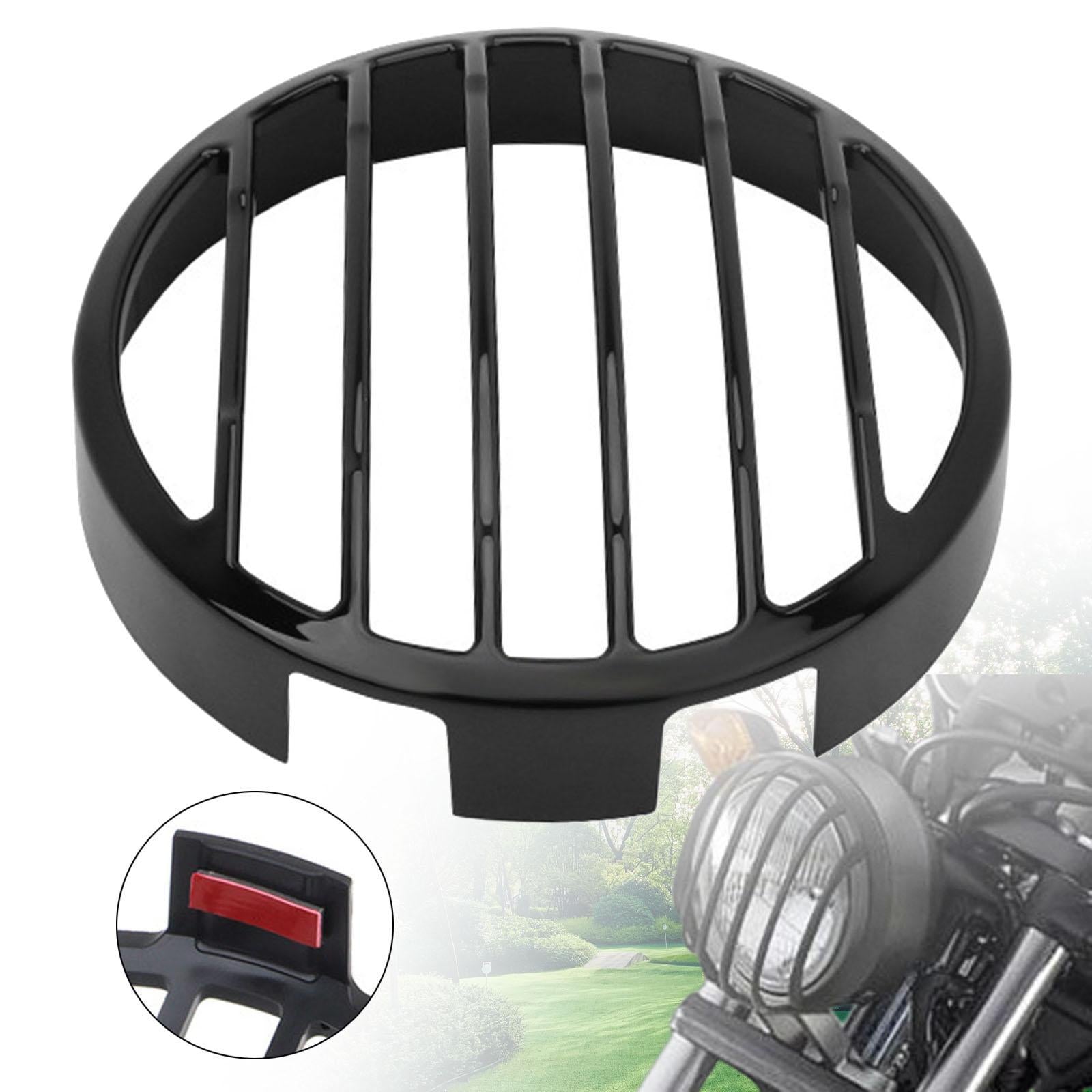 Motorcycle Headlight Grill Cover Sturdy Front Head Lamp Cover for Rebel