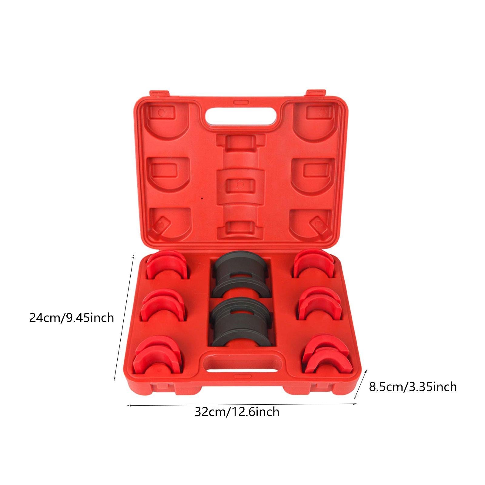 14 Pieces Motorcycle Fork Seal Driver Tool Kit Utility Accessory Replacement