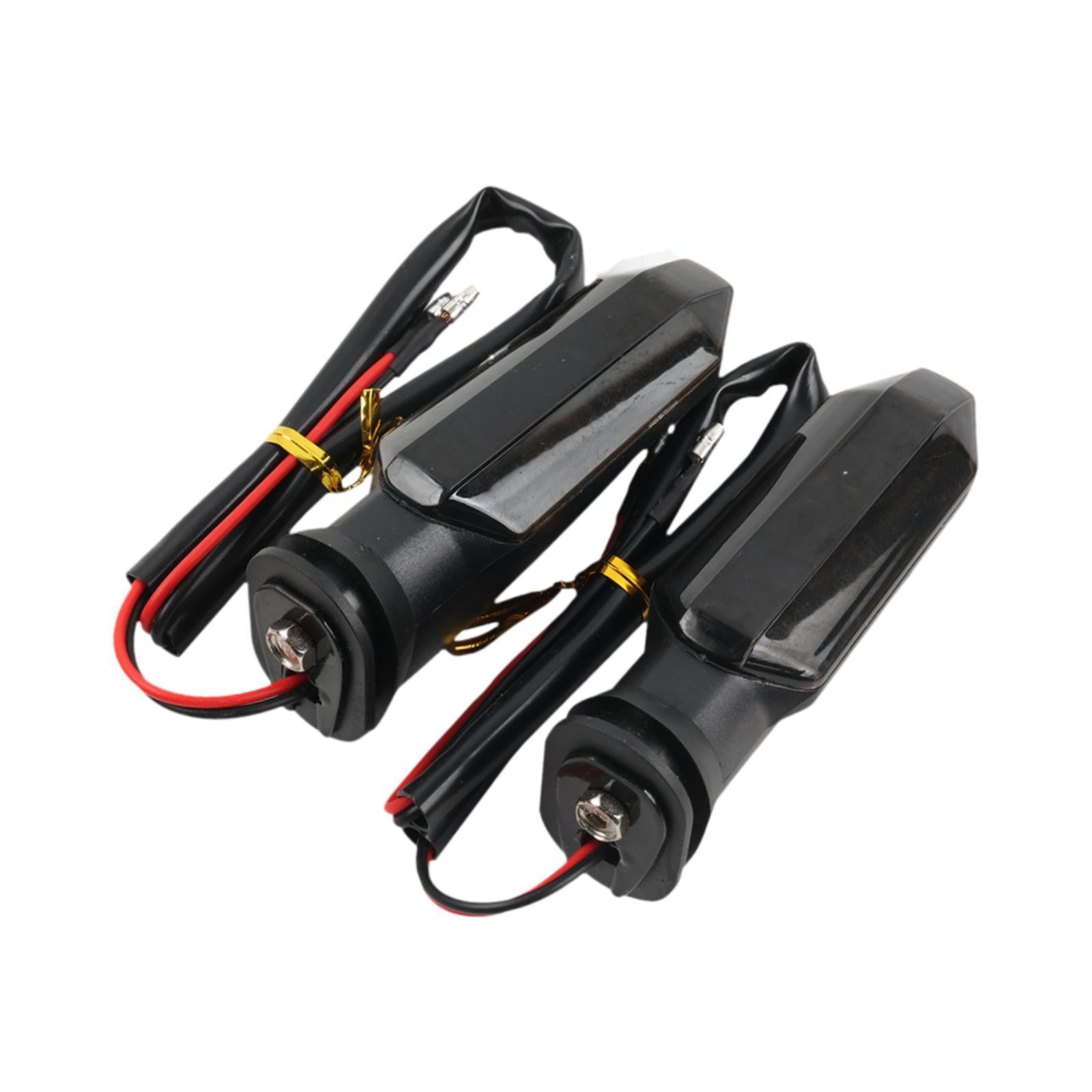 2 Pieces Motorcycle Turn Signal Tail Light Accessory for Honda CB 400 x Smoke Len