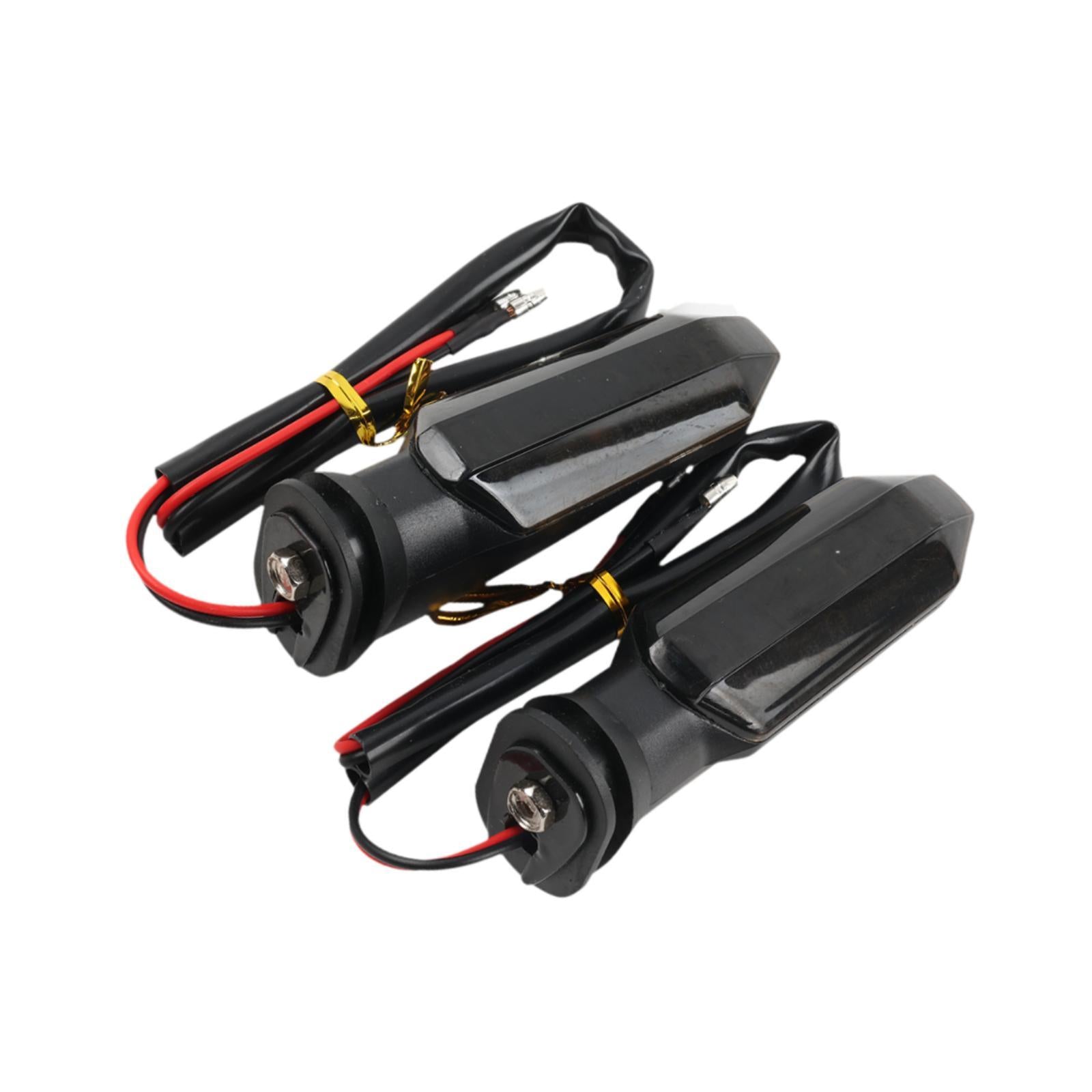 2 Pieces Motorcycle Turn Signal Tail Light Accessory for Honda CB 400 x Smoke Len