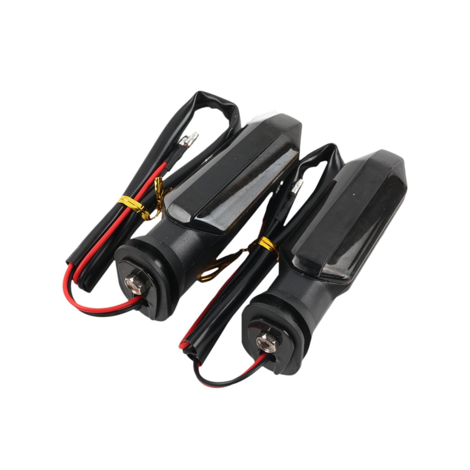 2 Pieces Motorcycle Turn Signal Tail Light Accessory for Honda CB 400 x Smoke Len