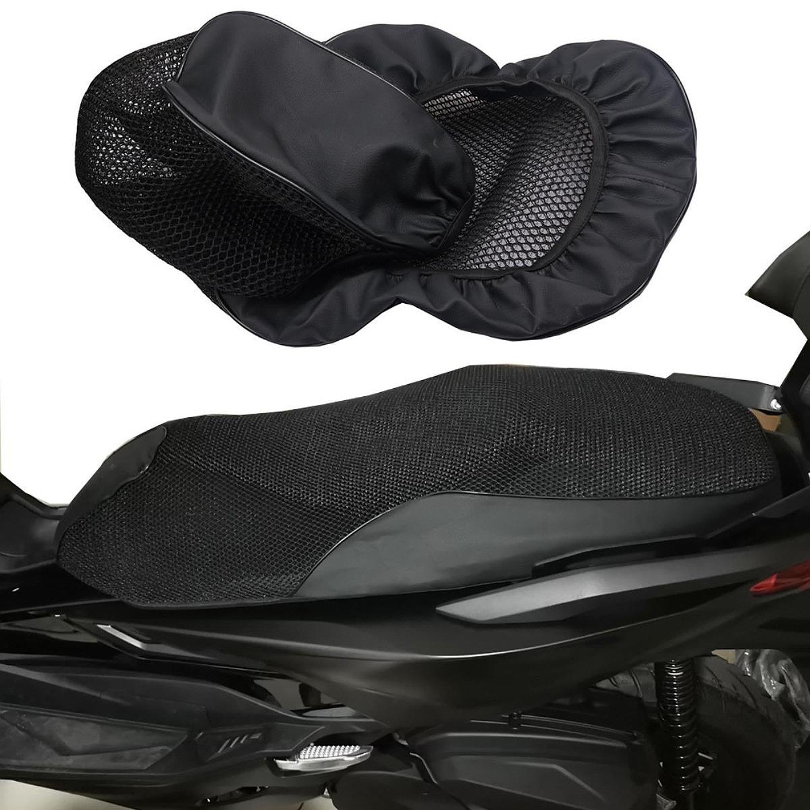 Motorcycle Mesh Seat Cushion Cover Fiber Anti Slip Compatible for Honda Style B