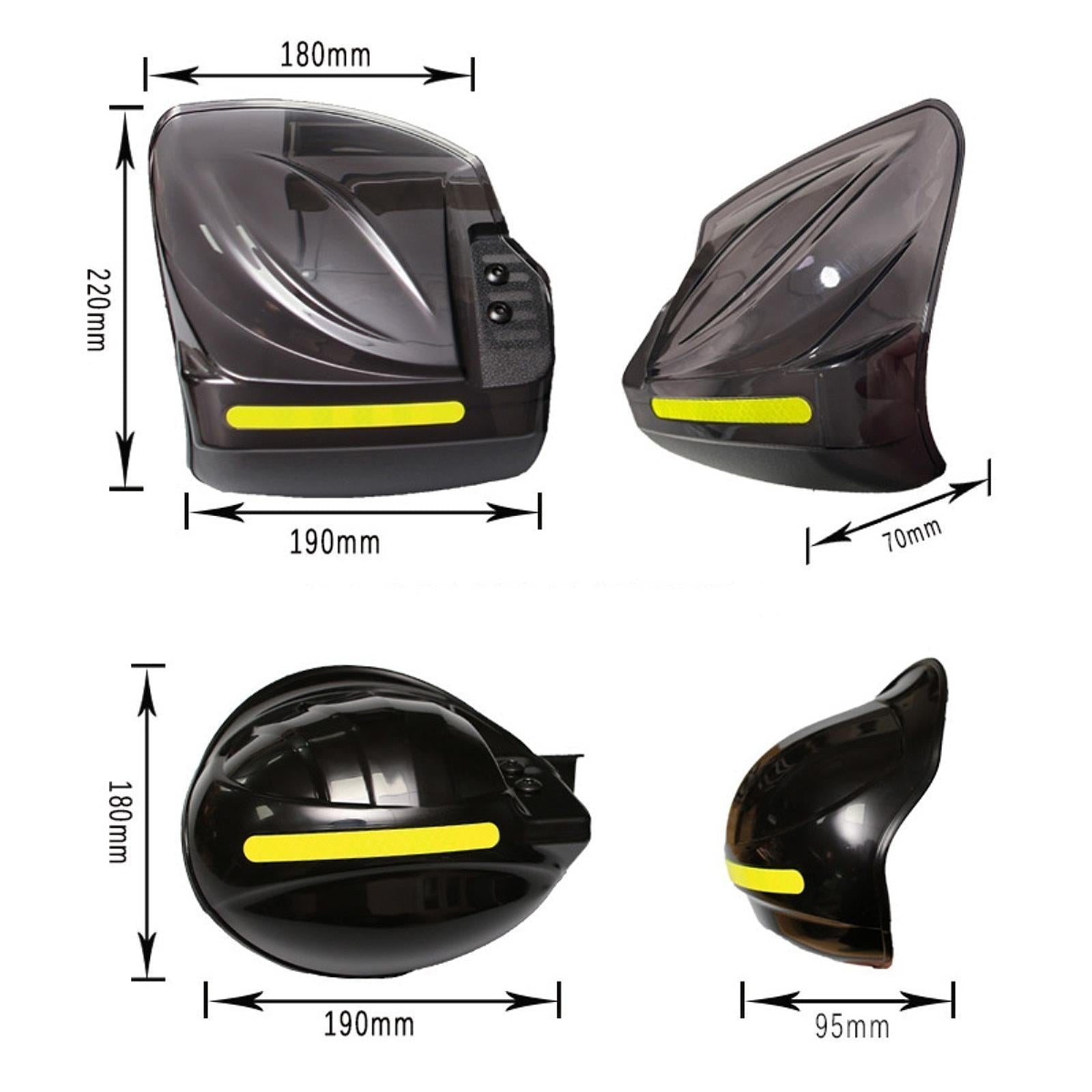 2Pcs Motorcycle Hands Guards Protective Gear Practical Accessory Hand Shields