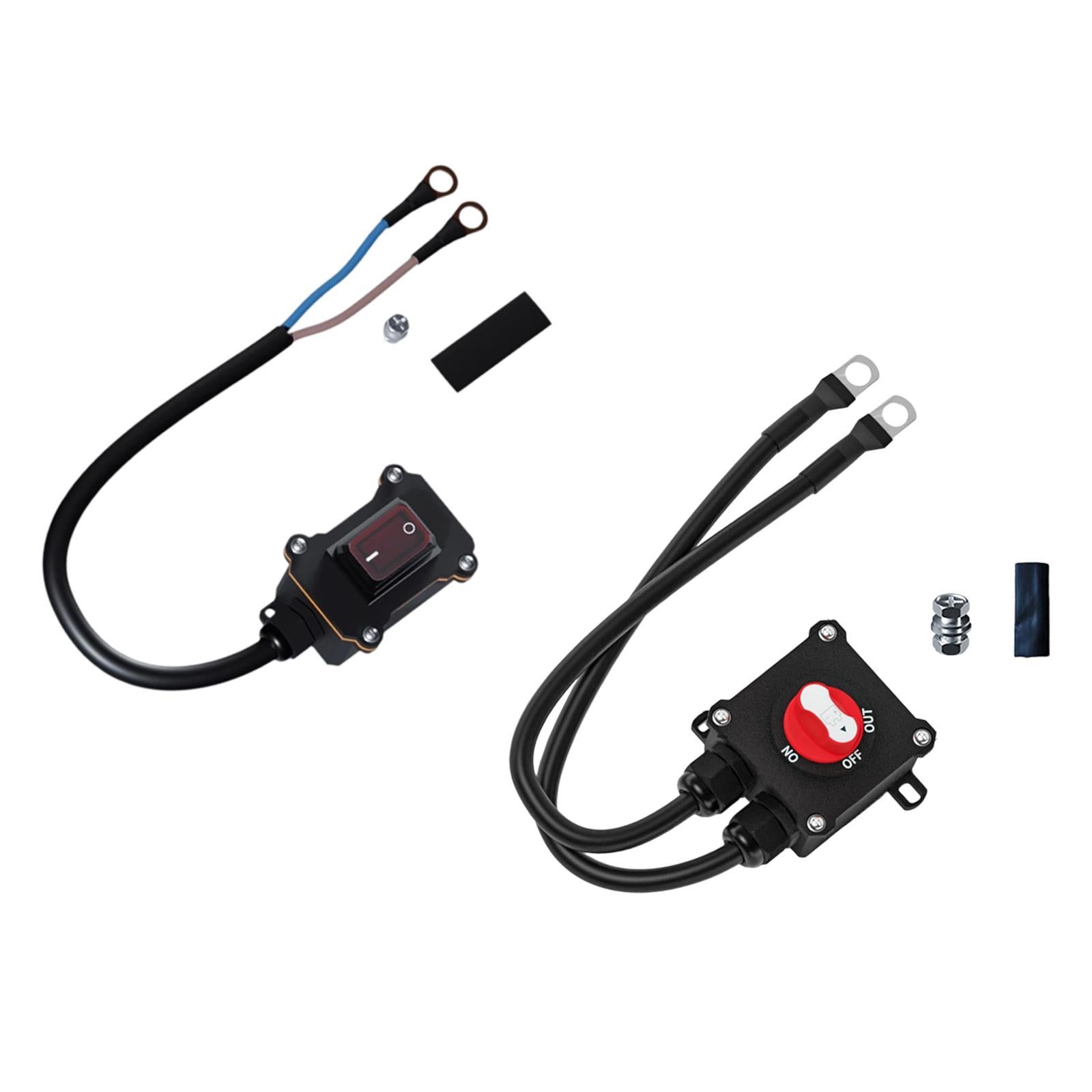 Motorcyle Disconnect Switch Replace Parts Easy to Install Inline Wire Switch for 250cc motorbike