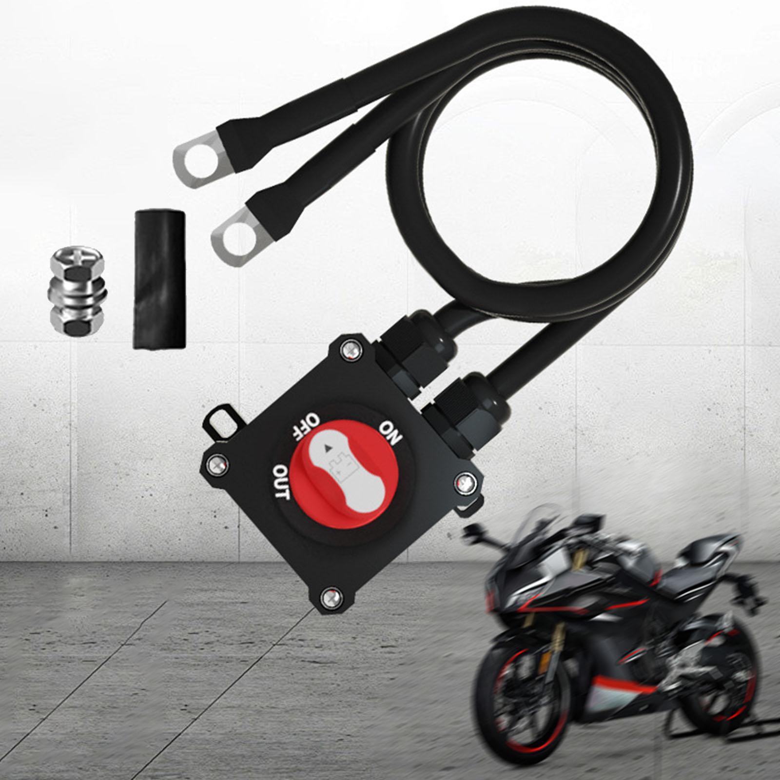Motorcyle Disconnect Switch Replace Parts Easy to Install Inline Wire Switch for 250cc motorbike