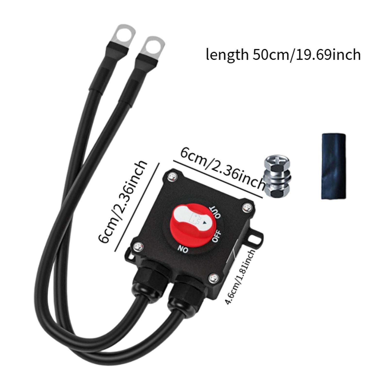 Motorcyle Disconnect Switch Replace Parts Easy to Install Inline Wire Switch for 600cc motorbike