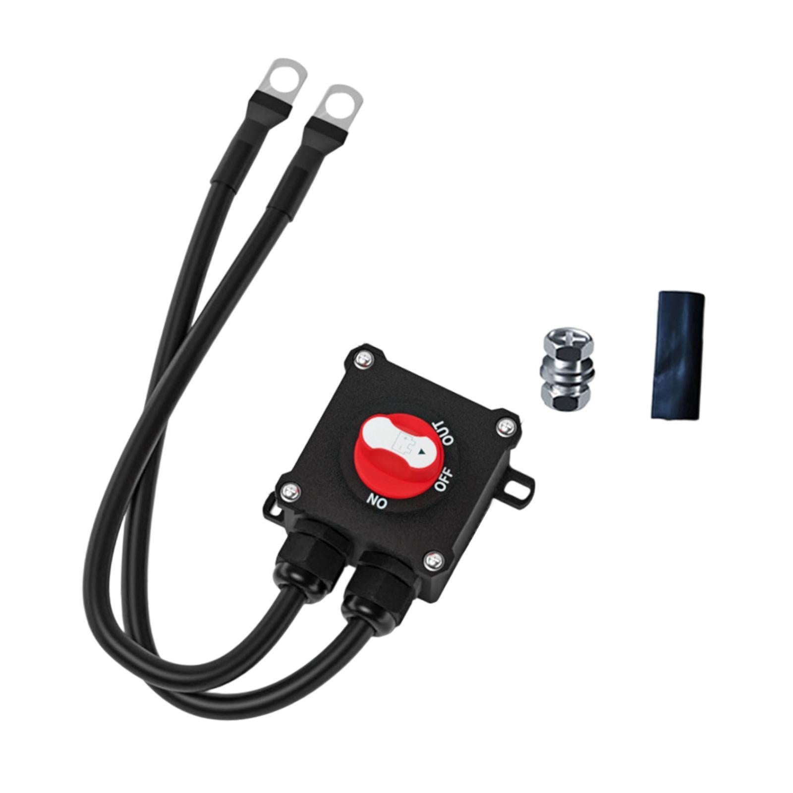 Motorcyle Disconnect Switch Replace Parts Easy to Install Inline Wire Switch for 600cc motorbike