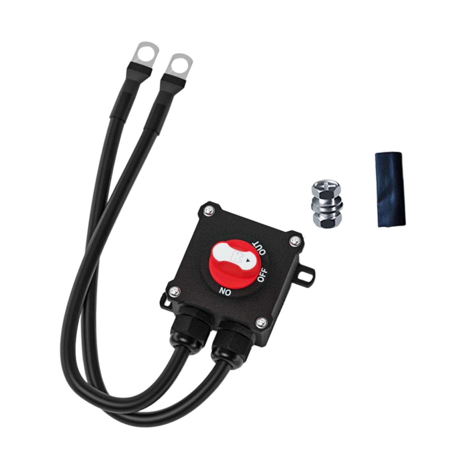 Motorcyle Disconnect Switch Replace Parts Easy to Install Inline Wire Switch for 600cc motorbike