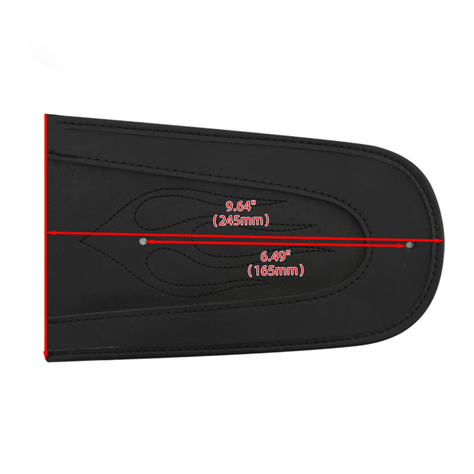 Motorcycle Seat Mat Accessory Rear Seat Pad for Harley XL883 XL1200 x48