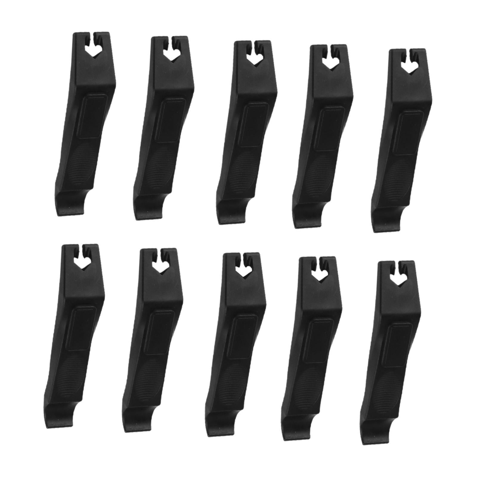 10x Bike Tire Levers Parts Bike Tire Removal Tool for Outdoor Road Bike Black