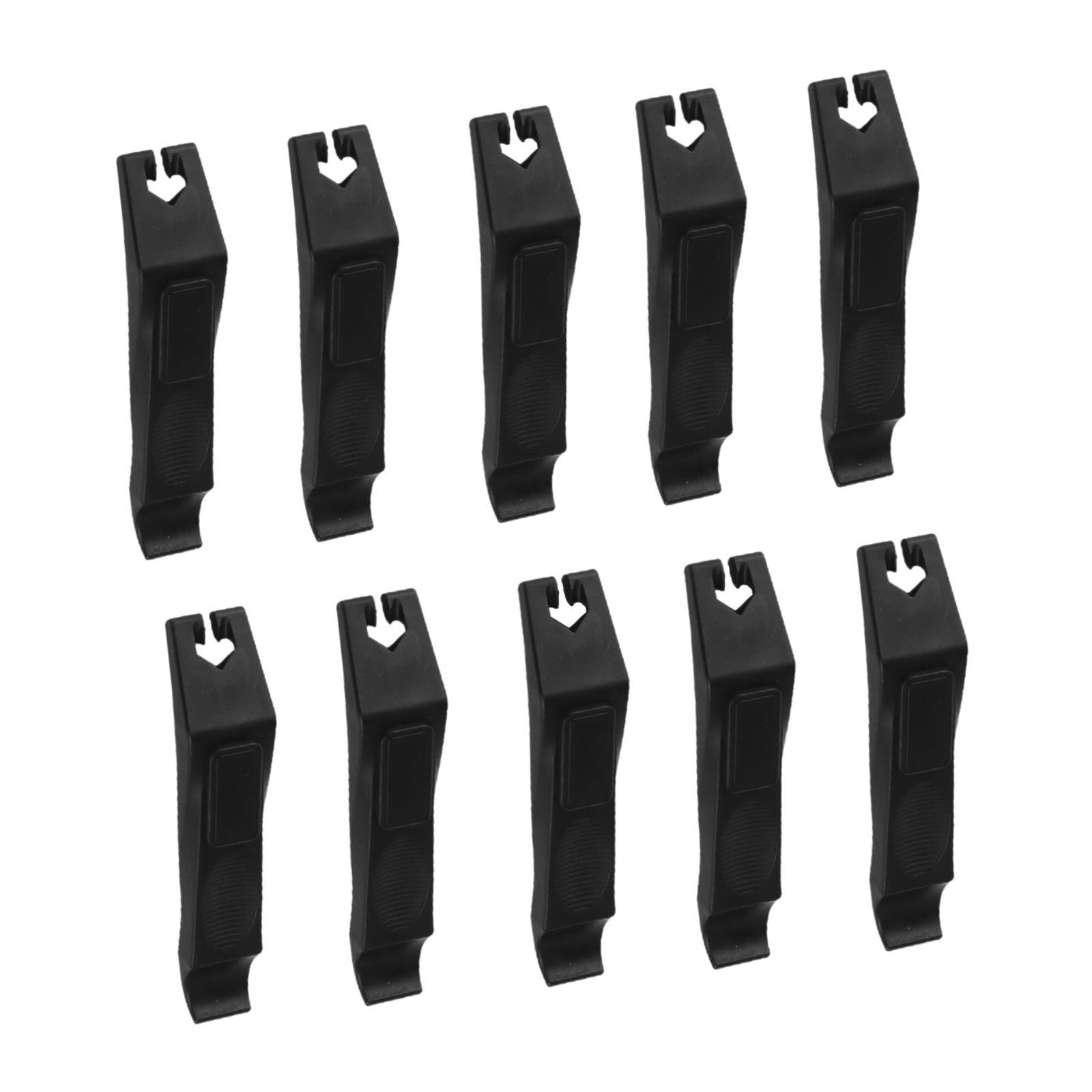 10x Bike Tire Levers Parts Bike Tire Removal Tool for Outdoor Road Bike Black