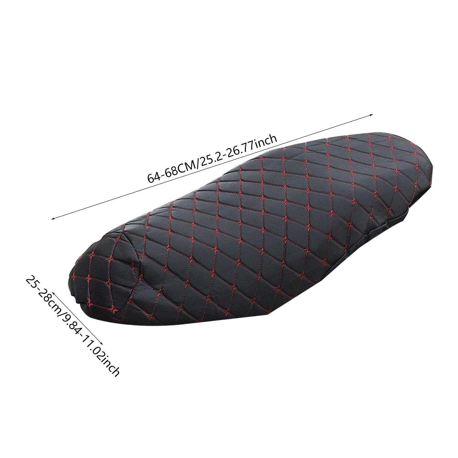 Bending Beam Motorcycle Seat Cover Accessories Comfortable Anti Slip Cushion Black