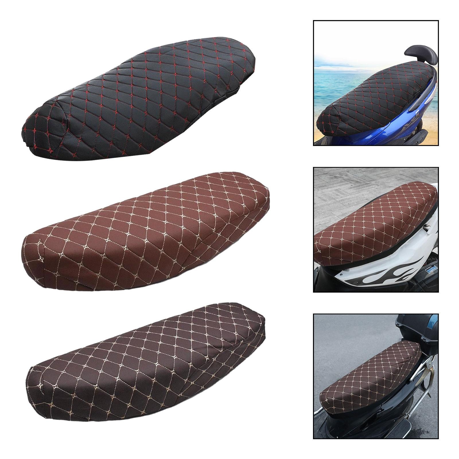 Bending Beam Motorcycle Seat Cover Accessories Comfortable Anti Slip Cushion Black