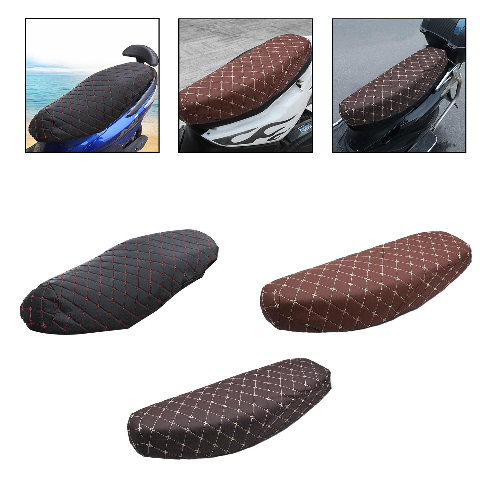 Bending Beam Motorcycle Seat Cover Accessories Comfortable Anti Slip Cushion Black