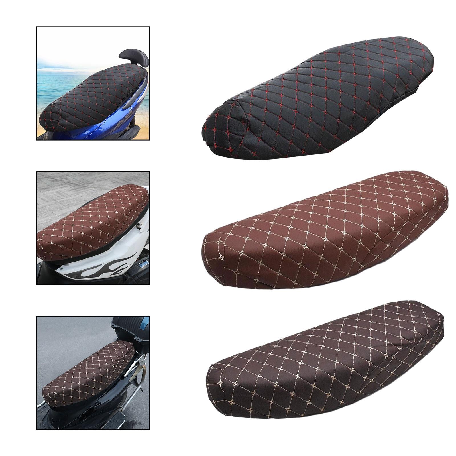Bending Beam Motorcycle Seat Cover Accessories Comfortable Anti Slip Cushion Black