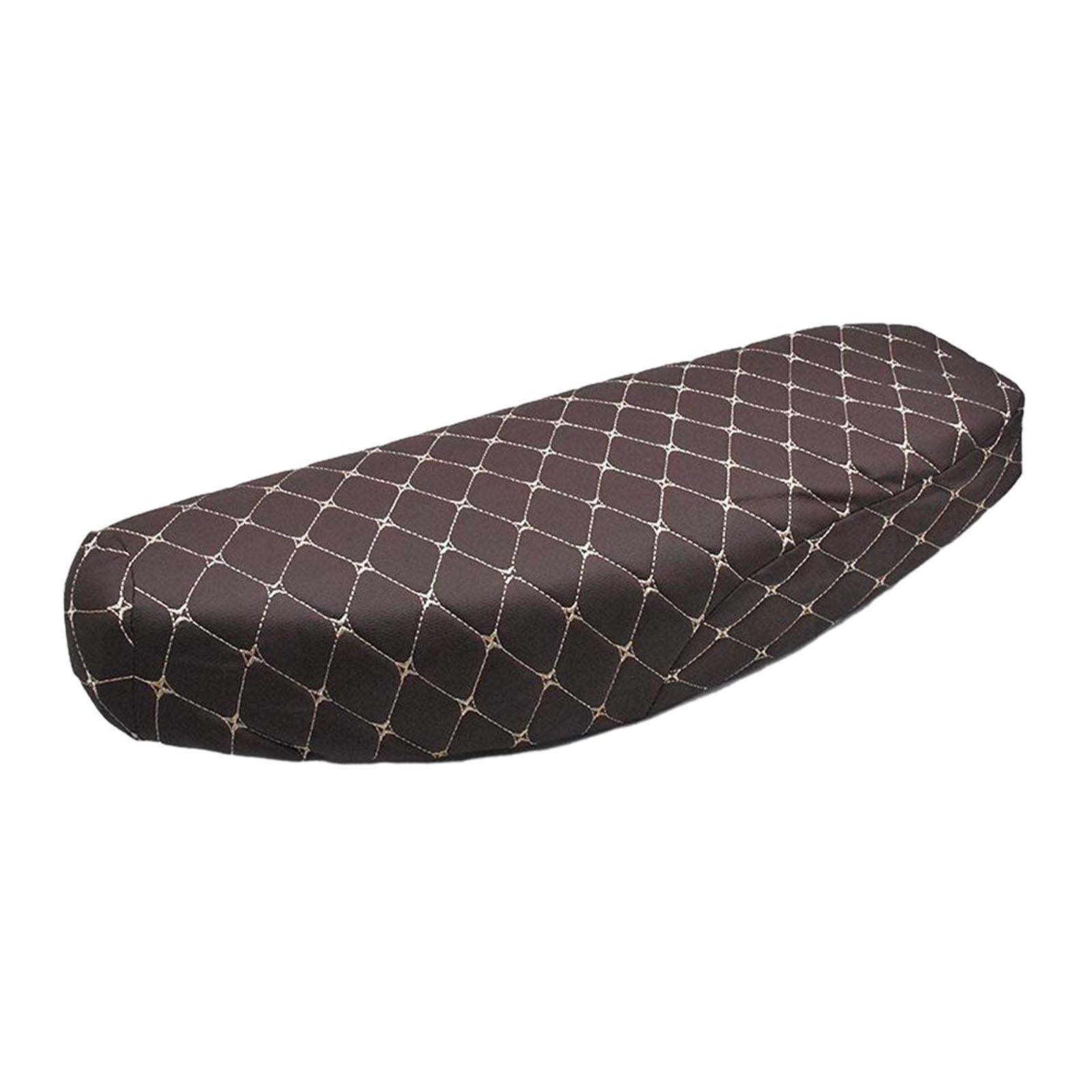Bending Beam Motorcycle Seat Cover Accessories Comfortable Anti Slip Cushion Dark Red