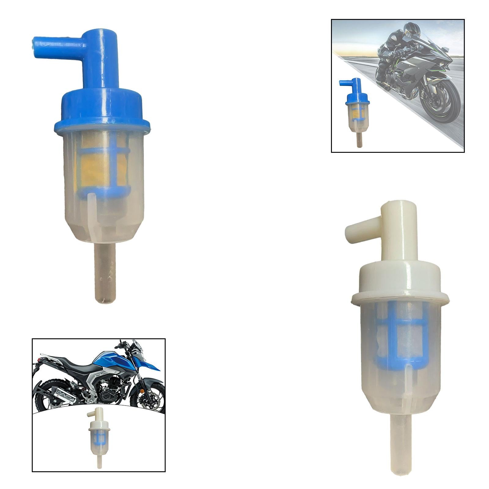 Motorcycle Fuels Filter Cup Good Filtering Effect Vehicle Spare Parts Generic blue