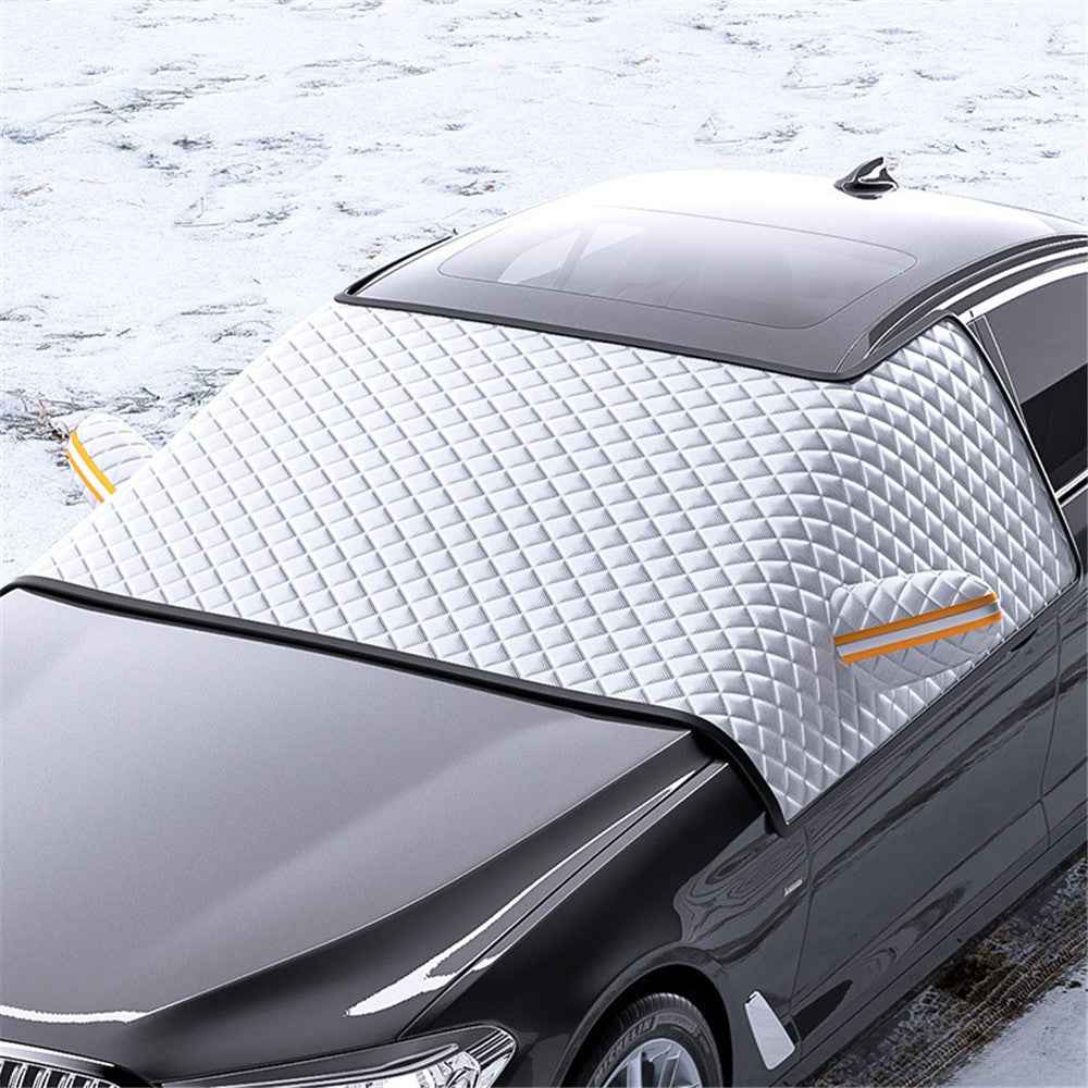 ST-4013 Winter Car Windshield Front Window Cover Aluminium Film Snowproof Protective Cover - L
