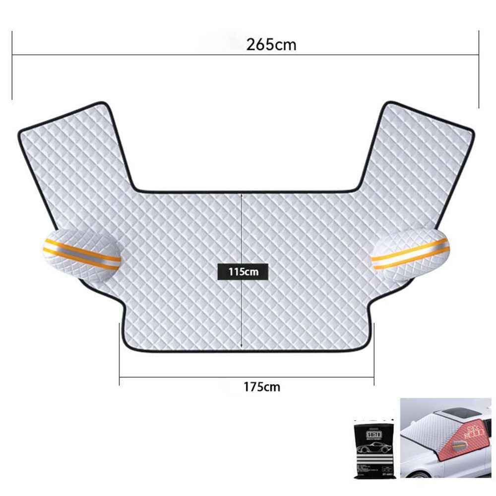 ST-4013 Winter Car Windshield Front Window Cover Aluminium Film Snowproof Protective Cover - L
