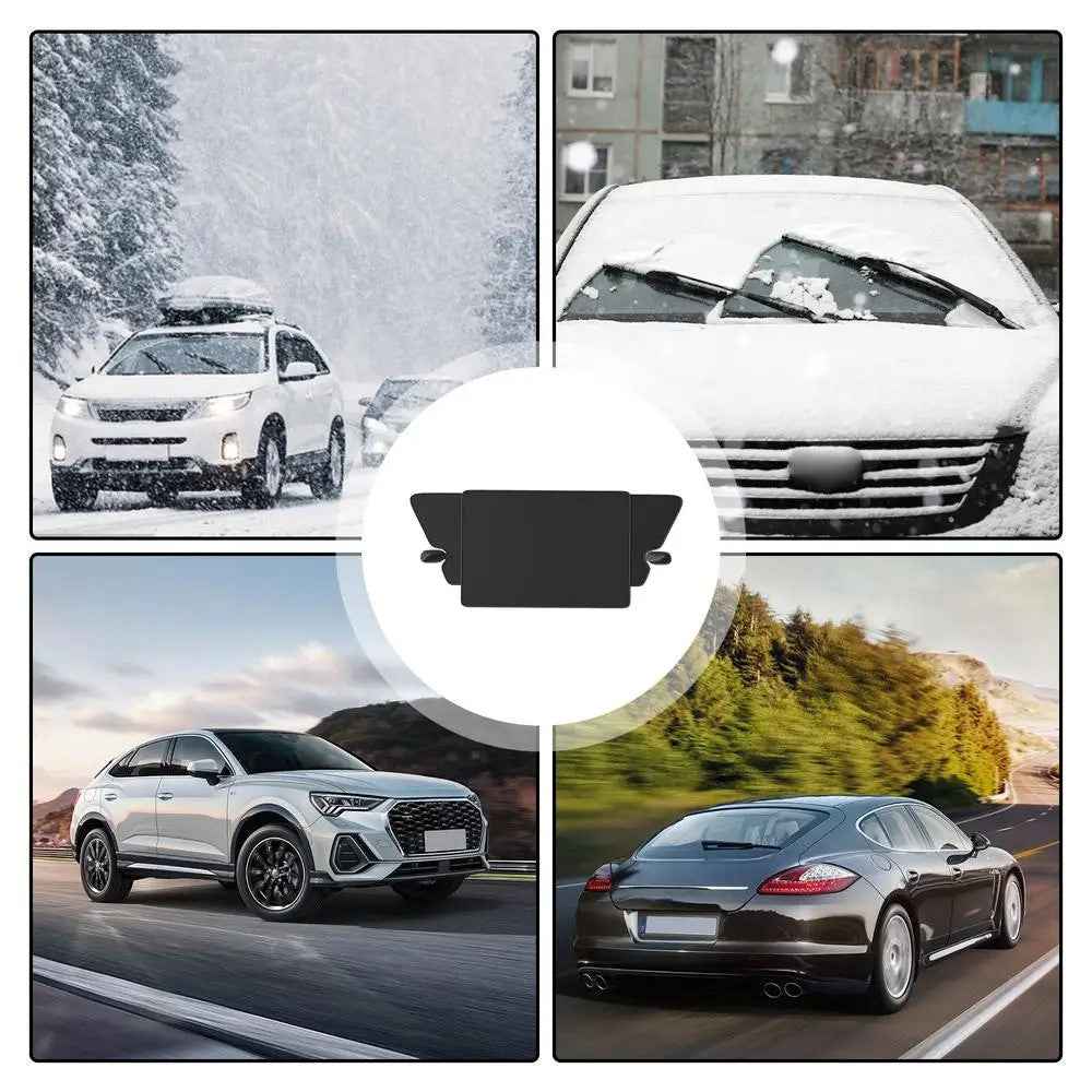 Car Windshield Snow Cover Oxford Cloth Snowproof Frost-proof Sun-proof Cover