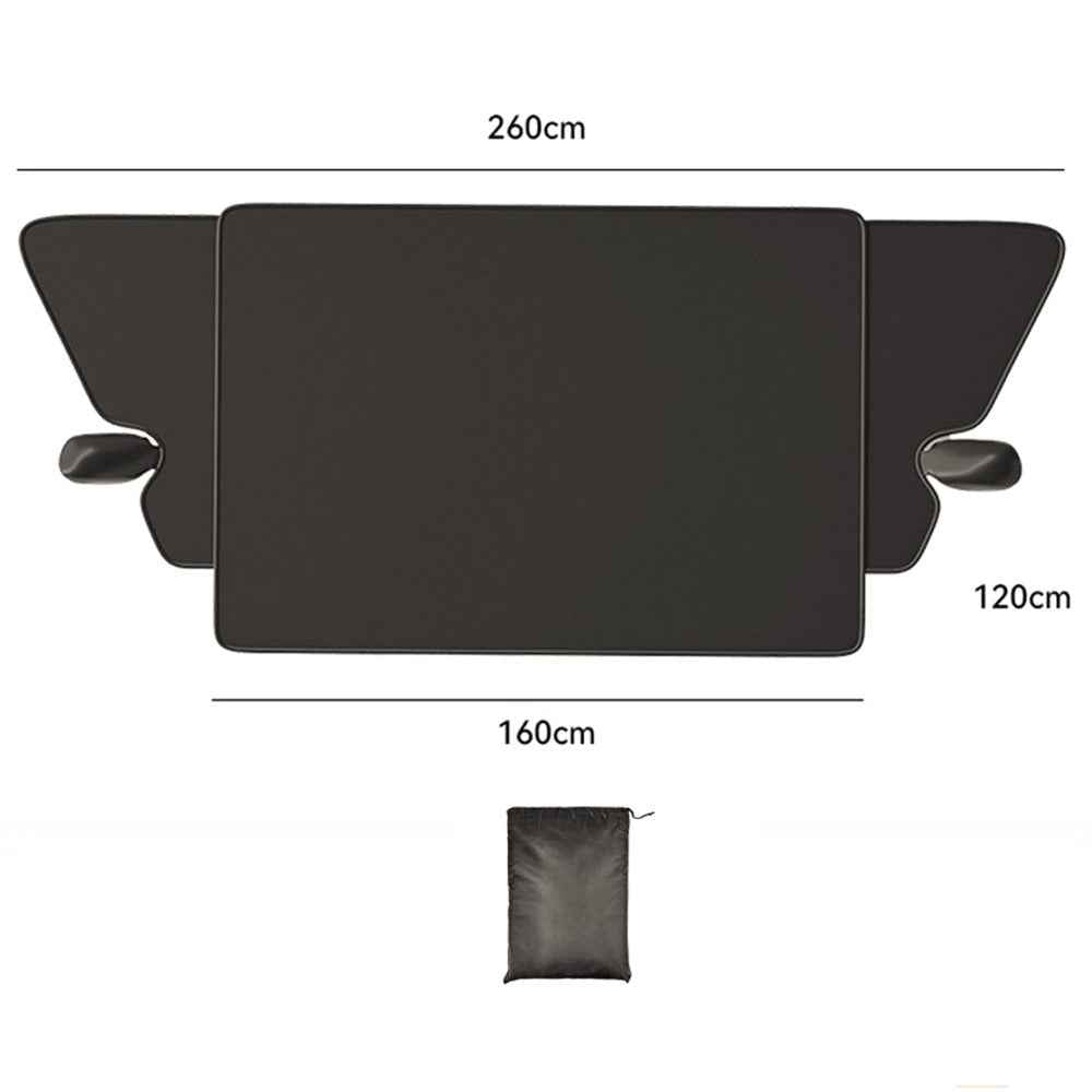 Car Windshield Snow Cover Oxford Cloth Snowproof Frost-proof Sun-proof Cover