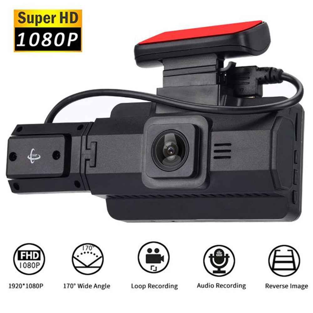 Front and Rear Recording Dash Cam 1080P HD Night Vision Car Camera Recorder ( without WiFi )