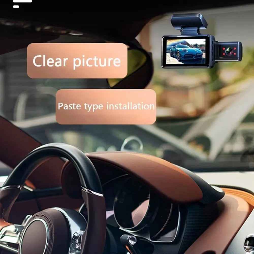 Front and Rear Recording Dash Cam 1080P HD Night Vision Car Camera Recorder ( without WiFi )