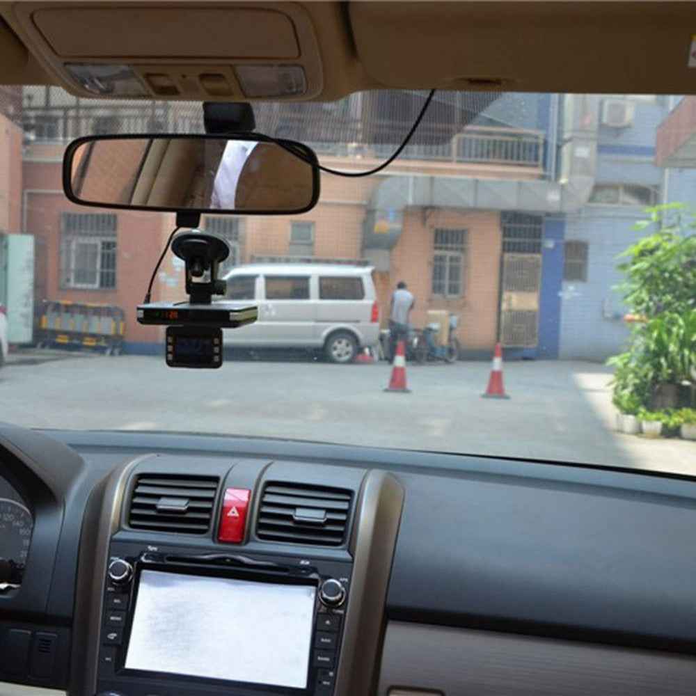 2 In 1 Night Vision Car DVR Speed Camera Alert Dash Cam Radar Detector ( Russian Version )