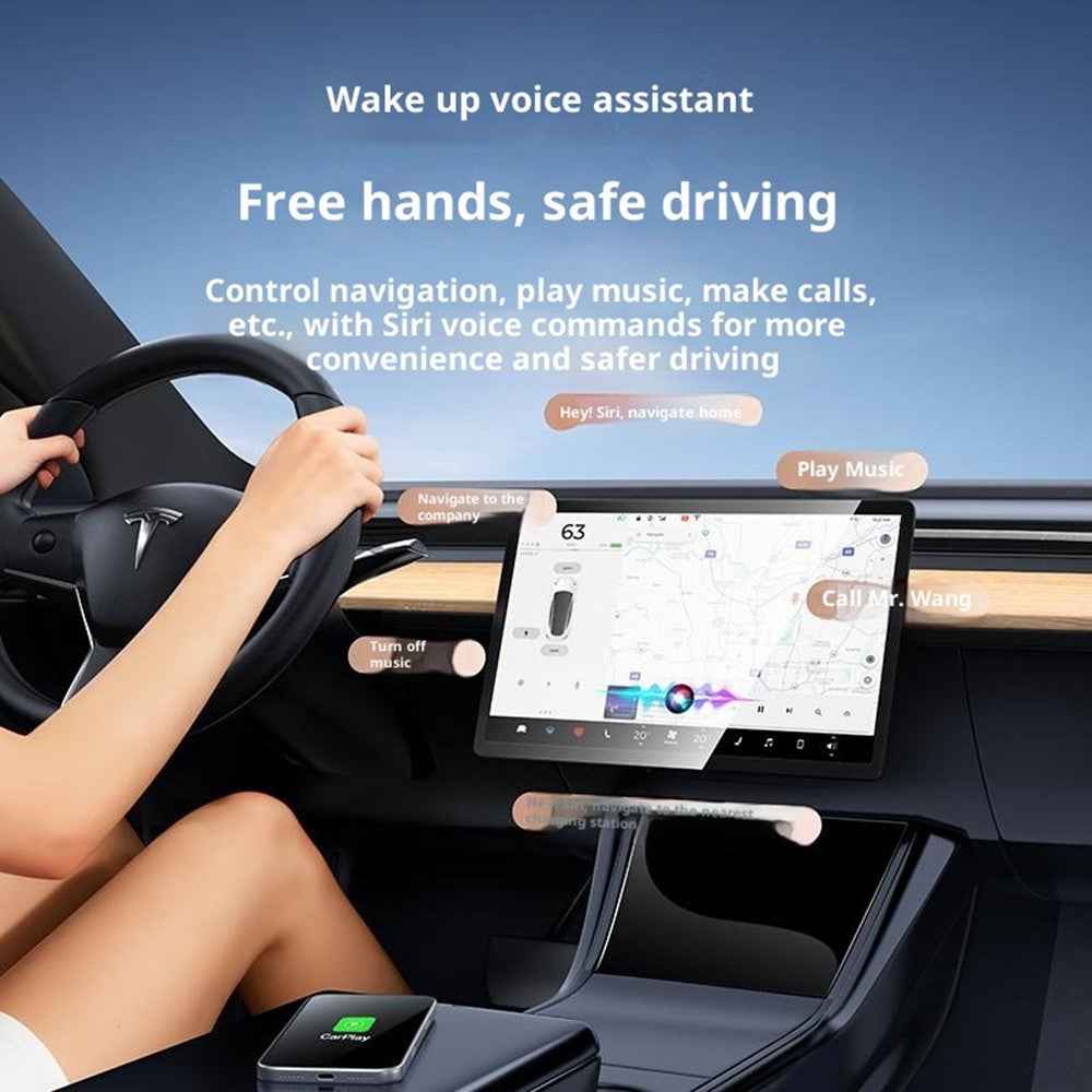 YESIDO KM29 Wireless CarPlay Adapter For Car Stereo 5G  /  2.4G Dual Band WiFi OTA Upgradable