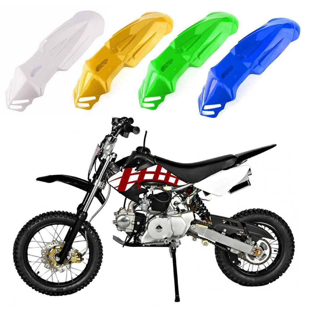 Universal Motorcycle Plastic Front Fenders Mudguard for KX/DRZ/CRF/YZF/WR Off-Road Motorcycle - Blue