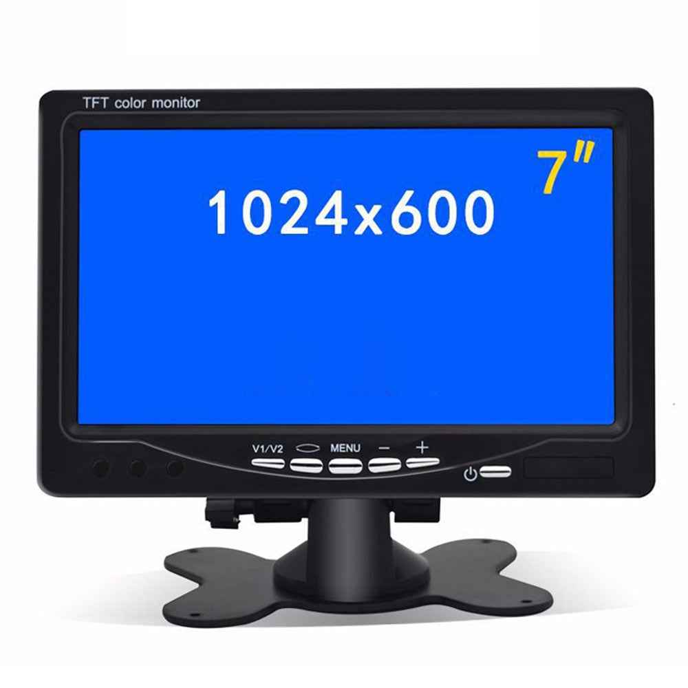7-Inch Car Rearview Monitor Rear View Camera Parking and Reverse Backup Camera, Dual Aerial Input with Trigger