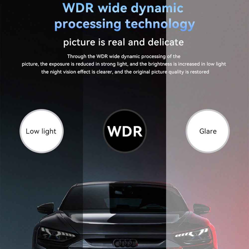 G30 2.4-inch Car DVR Parking Monitoring Night Vision Dash Cam Front Rear Dual Camera Driving Recorder